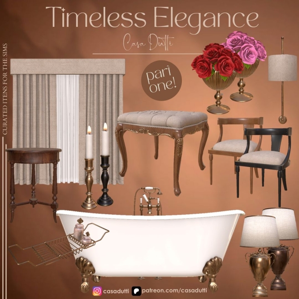 Alpha Timeless Elegance part 1 by casadutti - The Sims 4 Custom Content