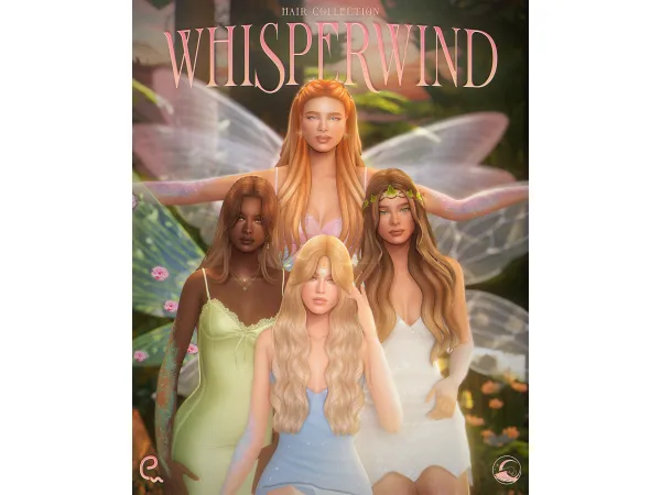 Whisperwind Hair Collection | An Enriques4 & Simstrouble Collaboration