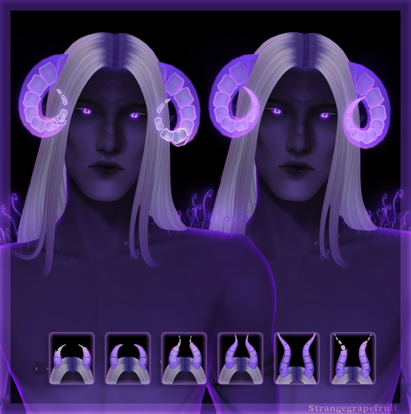 Maxis Match Wraith Horns by simsfinds - The Sims 4 Custom Content