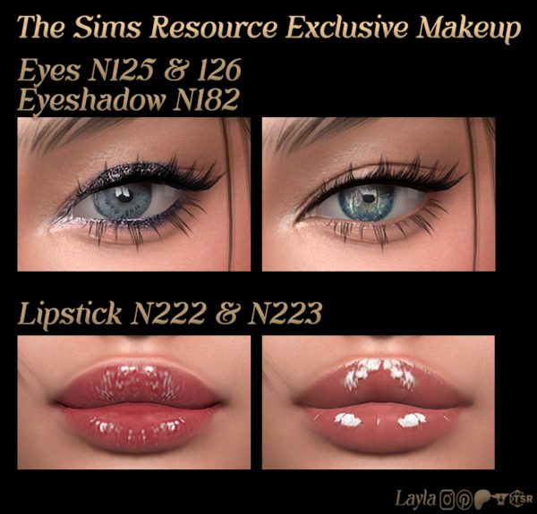 Alpha The Sims Resource Exclusive Makeup (July week 1) by simsfinds - The Sims 4 Custom Content