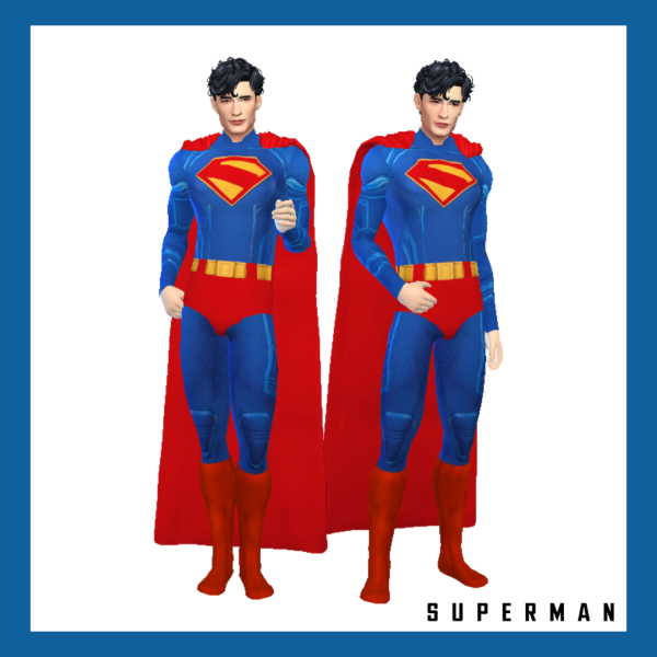Alpha SUPERMAN 2025 COSTUME (DC STUDIOS' SUPERMAN) by simsfinds - The Sims 4 Custom Content