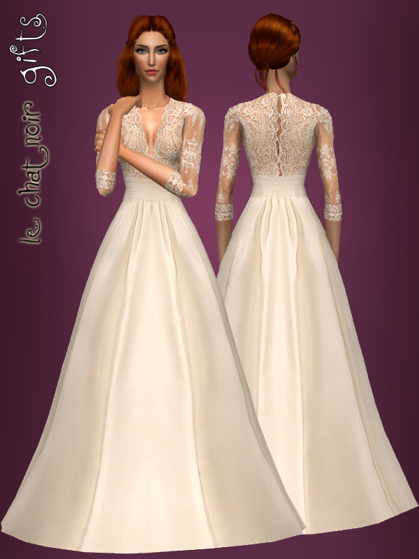 Winter tale wedding style by simsfinds - The Sims 2 Custom Content