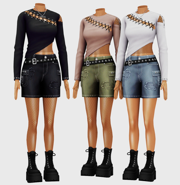 Low poly coll ACC by simsfinds - The Sims 2 Custom Content