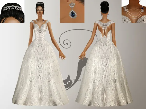 Marry me Diamond and chic by lechatnoirhouse - The Sims 2 Custom Content