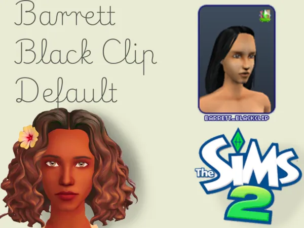 fhair_barette_blackclip_TOBS by thatonebritishsimmer - The Sims 2 Custom Content