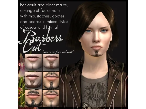 [Barbers Cut] Facial Hair Set - The Sims 2 Custom Content
