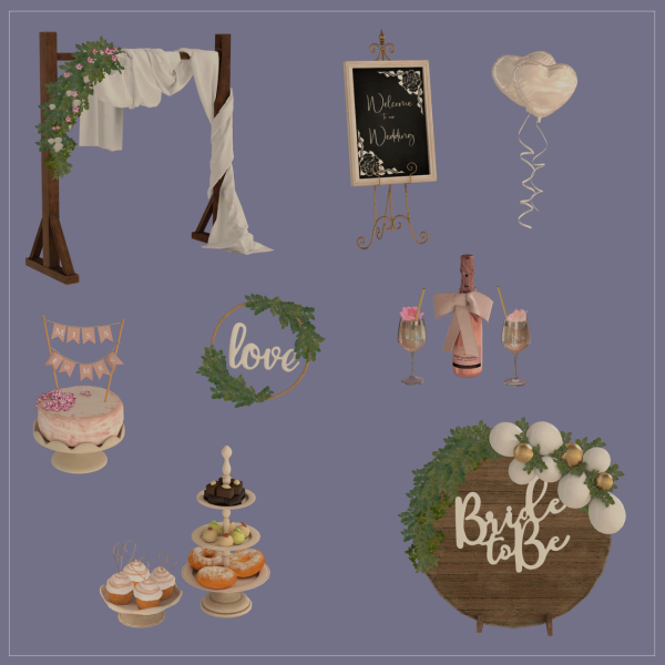 Bridal shower 4t2 by simsfinds - The Sims 2 Custom Content