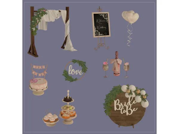 Bridal shower 4t2 by Veronichka - The Sims 2 Custom Content