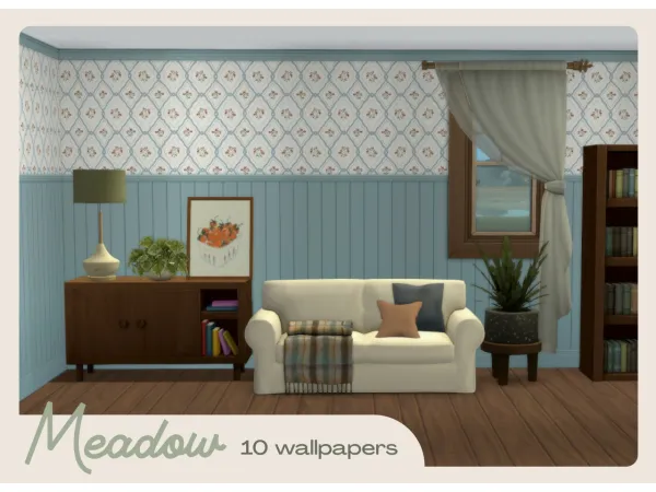 ChartreuseSims Meadow Wallpaper - The Sims 2 Custom Content