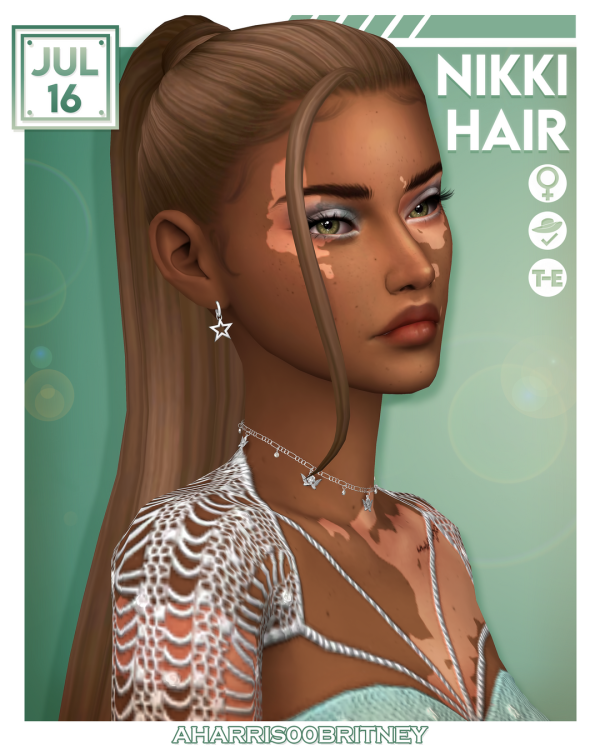 Maxis Match Nikki Hairs by simsfinds - The Sims 4 Custom Content