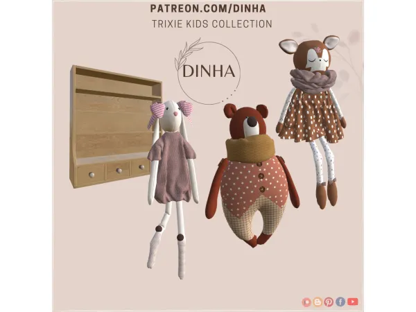 Alpha Trixie Kids Collection - The Sims 4 Custom Content