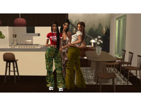 d Aaliyah Athena Ariel pixel architec by the - The Sims 2 Custom Content