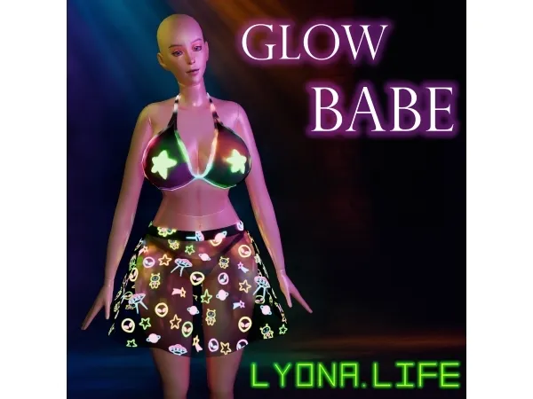 Mix Glow Babe - The Sims 4 Custom Content