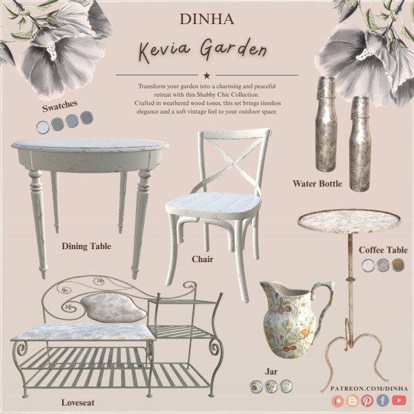 Alpha Kevia Garden by dinhagamer - The Sims 4 Custom Content