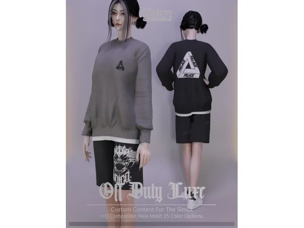 Alpha Kira_Off Duty Luxe - The Sims 4 Custom Content