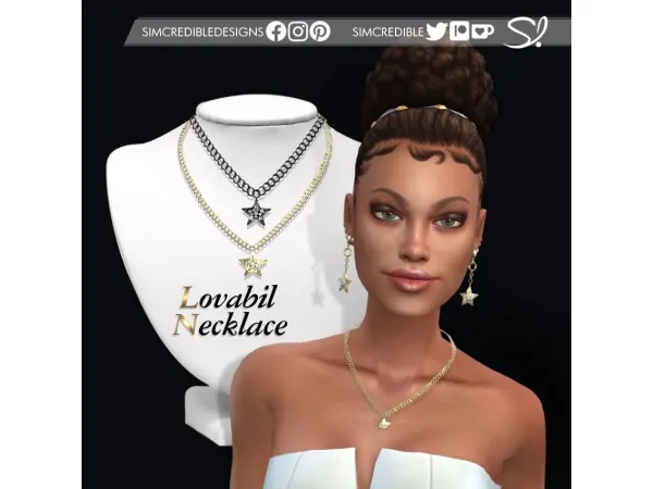Alpha Lovabil Necklace ud83eudd29 - The Sims 4 Custom Content