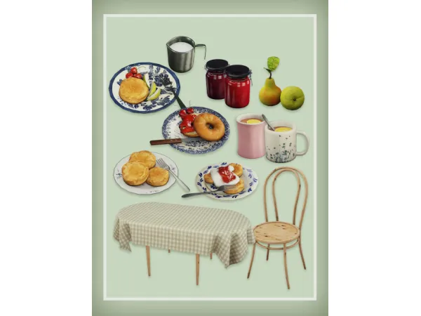 altogetherx breakfast by altogetherx - The Sims 3 Custom Content