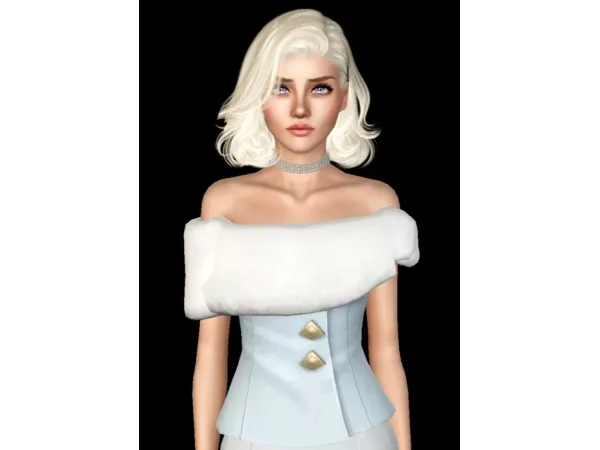 SClub Vintage Short Hairstyle 020325 by melsts3cc - The Sims 3 Custom Content