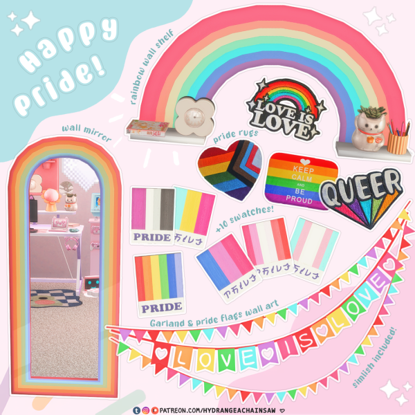 HappyPride by simsfinds - The Sims 3 Custom Content
