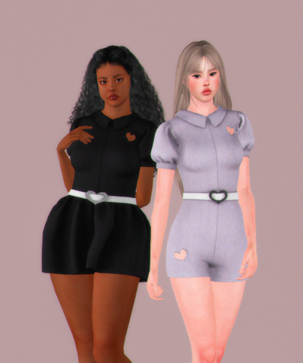 dressromper by simsfinds - The Sims 3 Custom Content