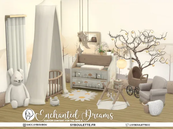 Maxis Match Patreon release Enchanted Dreams part 2 by Syboubou - The Sims 4 Custom Content