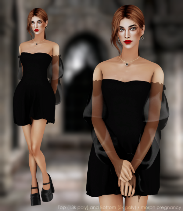 Top and bottom only New Base Body by simsfinds - The Sims 2 Custom Content