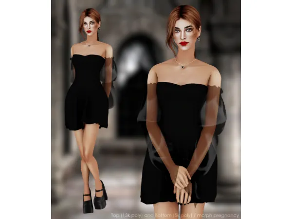 Top and bottom only New Base Body by lindasim - The Sims 2 Custom Content