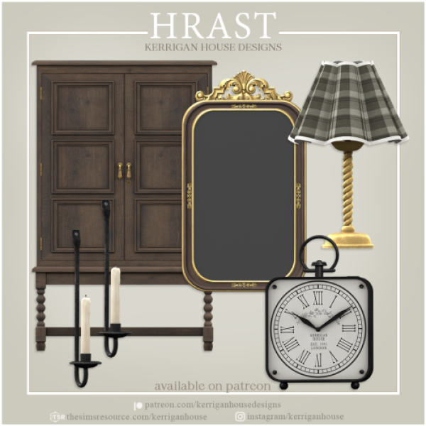 Hrast Set by simsfinds - The Sims 3 Custom Content