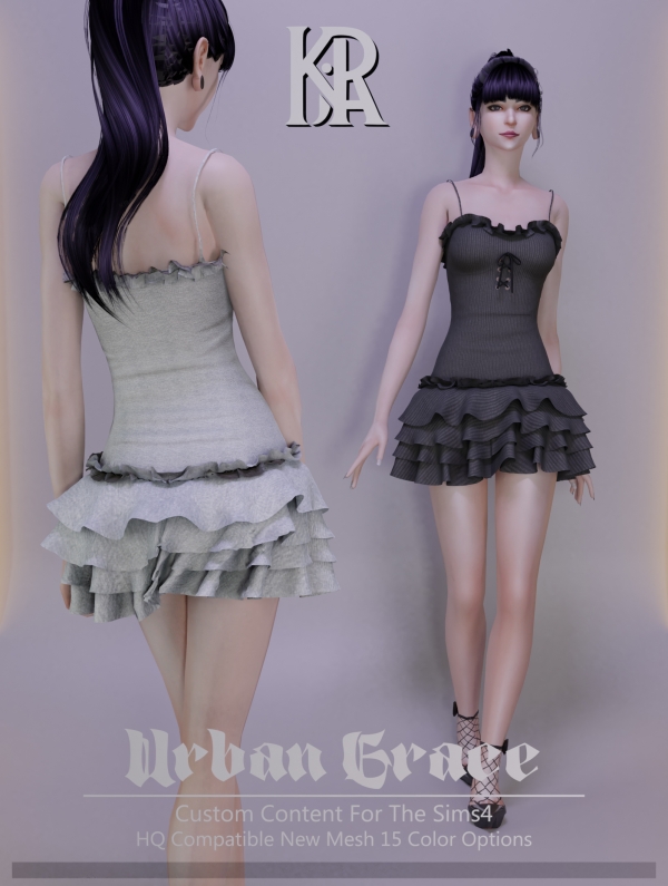 Alpha Kira_Urban Grace by kira_s4 - The Sims 4 Custom Content