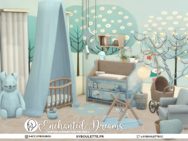 Maxis Match Patreon release Enchanted Dreams part 1 by Syboubou - The Sims 4 Custom Content
