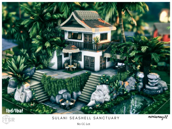 Maxis Match Sulani Seashell Sanctuary No Lot by moniamay72 - The Sims 4 Custom Content