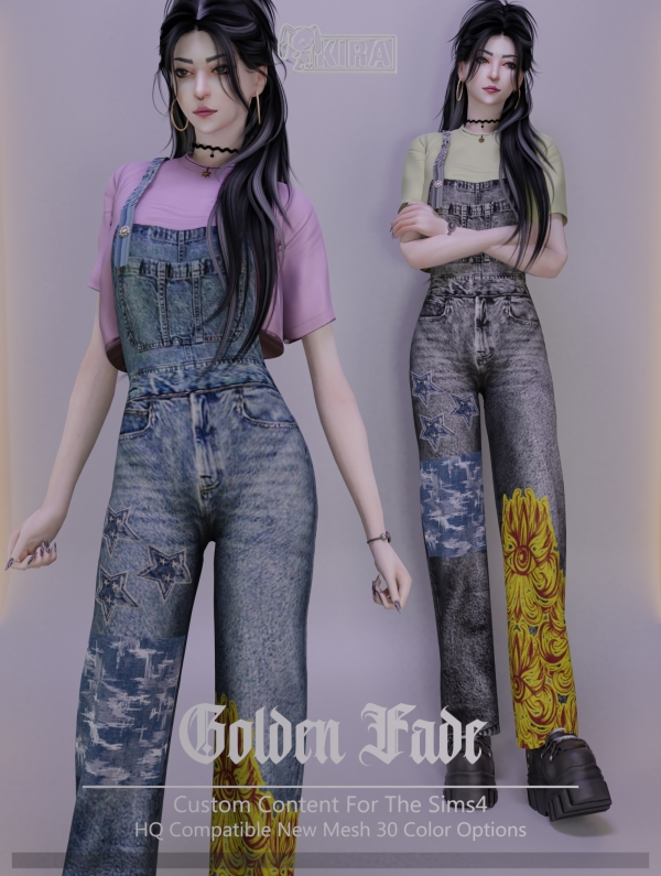 Alpha Kira_Golden Fade by kira_s4 - The Sims 4 Custom Content