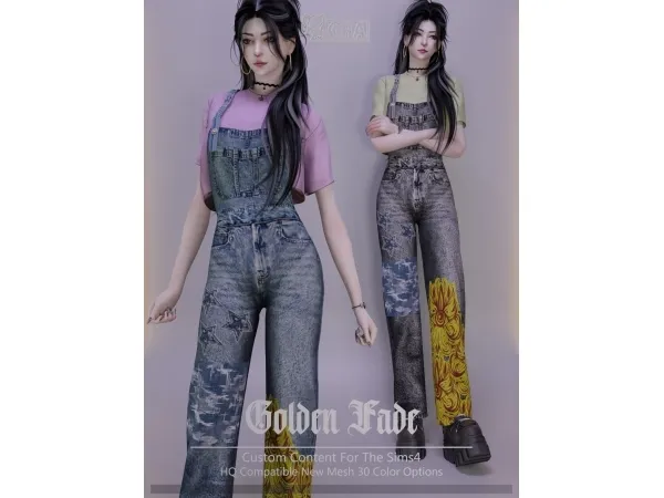 Alpha Kira_Golden Fade - The Sims 4 Custom Content