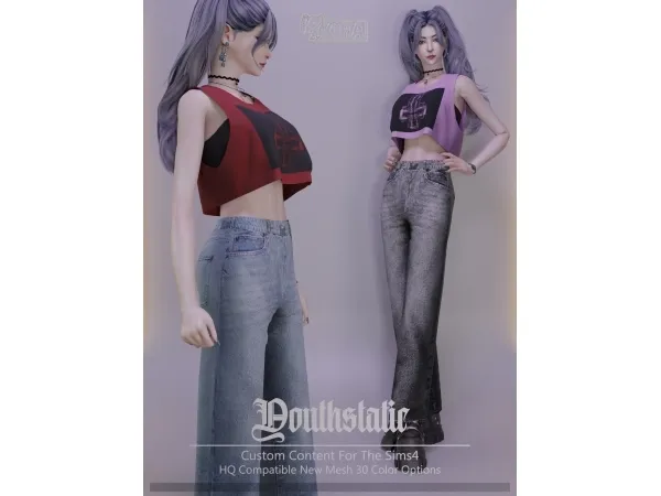Alpha Kira_Youthstatic - The Sims 4 Custom Content