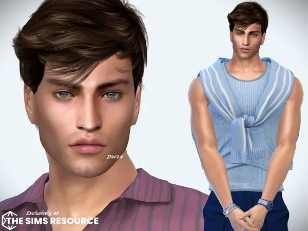 Alpha Michele Collavini - The Sims 4 Custom Content