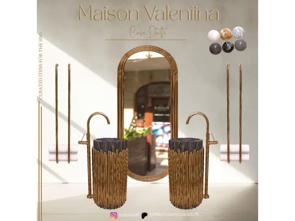 Alpha Maison Valentina - The Sims 4 Custom Content