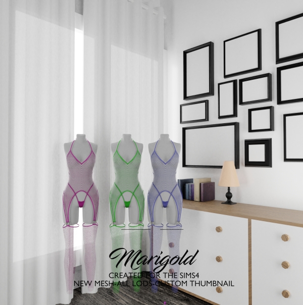 Alpha MARIGOLD VANESSA by marigoldsims - The Sims 4 Custom Content