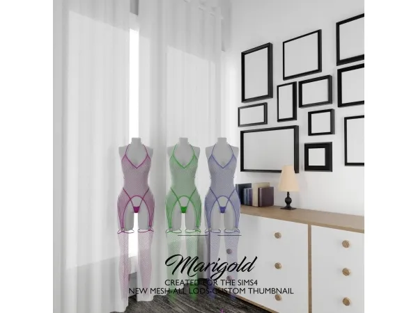 Alpha MARIGOLD VANESSA - The Sims 4 Custom Content
