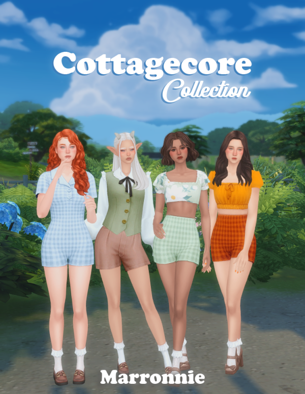 Maxis Match Cottagecore Collection by simsfinds - The Sims 4 Custom Content