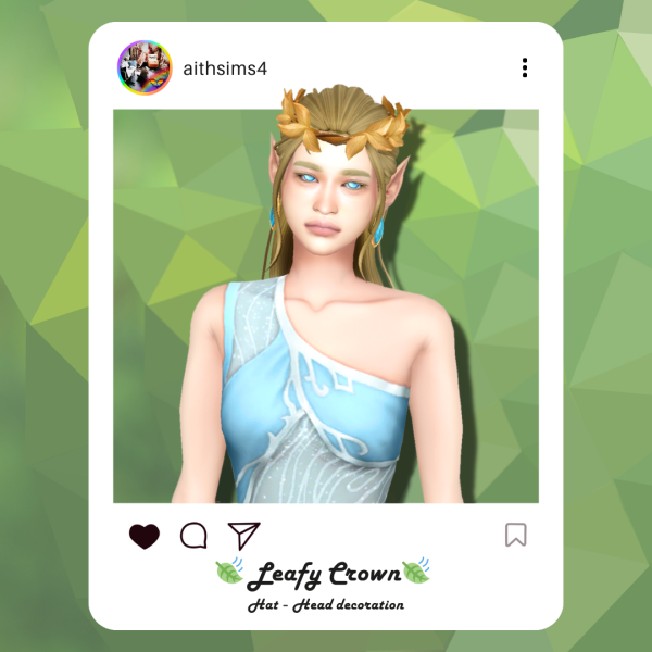 Maxis Match Leafy Crown by simsfinds - The Sims 4 Custom Content