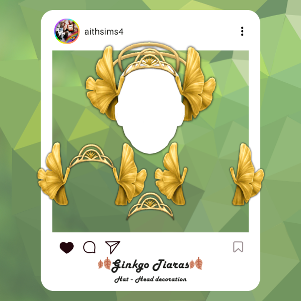 Maxis Match Ginkgo Tiaras by simsfinds - The Sims 4 Custom Content