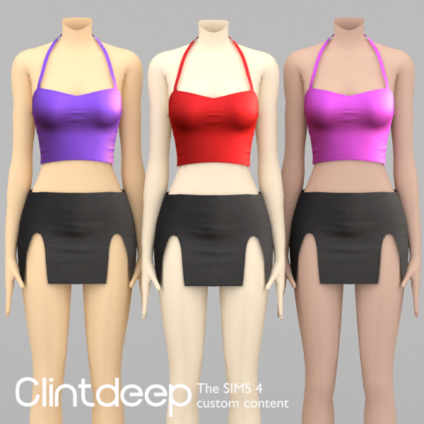 Alpha Jennifer Outfit by simsfinds - The Sims 4 Custom Content