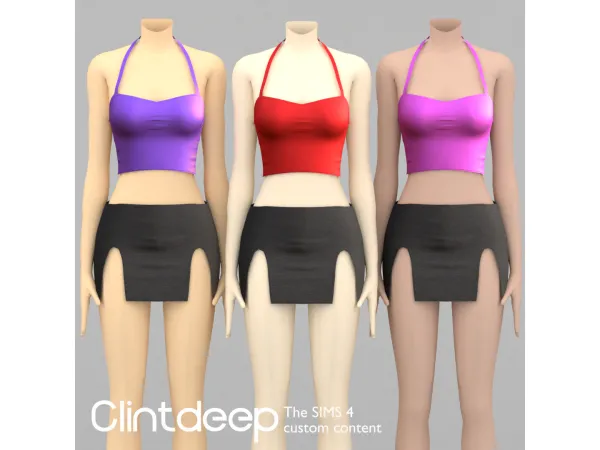 Alpha Jennifer Outfit by ClintdeepTS4 - The Sims 4 Custom Content