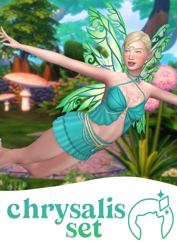 Maxis Match chrysalis set by simsfinds - The Sims 4 Custom Content