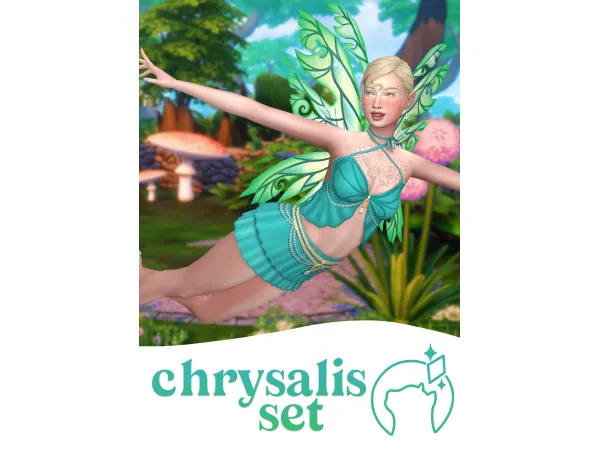 Maxis Match chrysalis set by ikarisims - The Sims 4 Custom Content