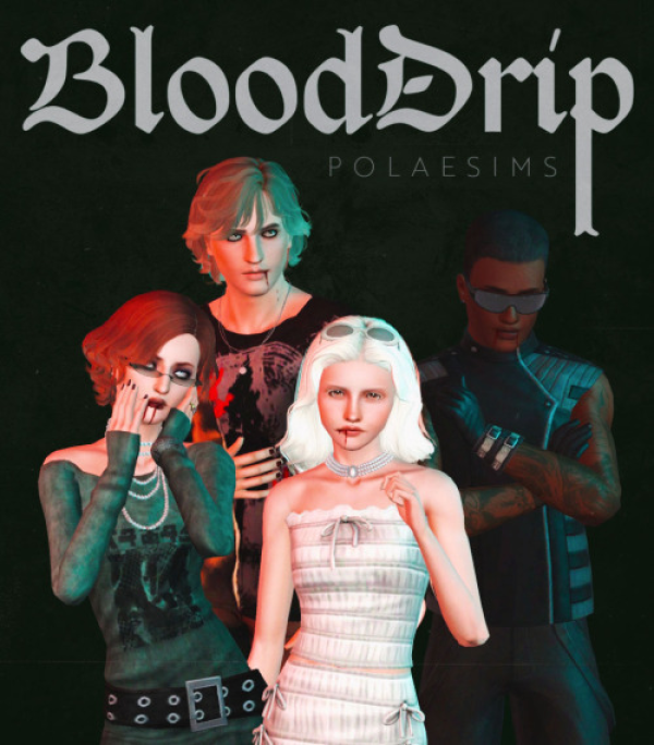BloodDrip From Pralinesims Bloodthirst Collection by simsfinds - The Sims 3 Custom Content