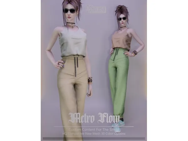 Alpha Kira_Metro Flow - The Sims 4 Custom Content