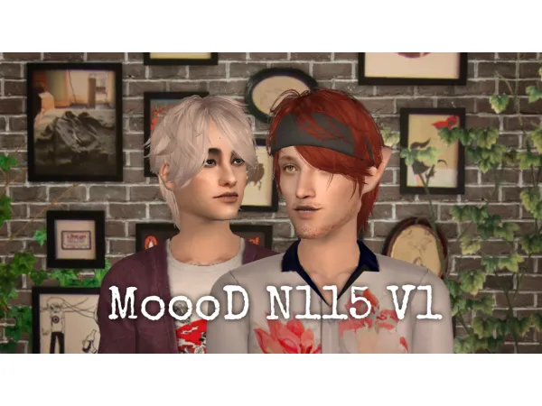 MoooD N115 V1 Retextured by simsfinds - The Sims 2 Custom Content