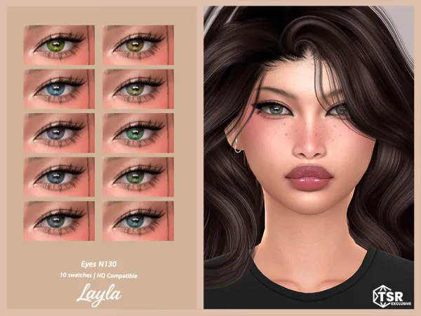 Alpha tsr Eyes N130 - The Sims 4 Custom Content