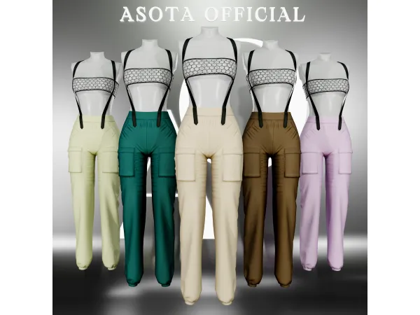 Alpha [ASOTA OFFICIAL] Omara Overall - The Sims 4 Custom Content